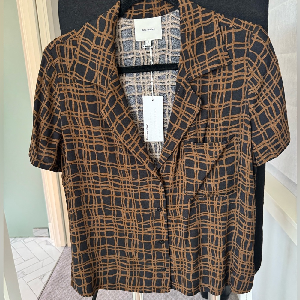 Reformation Cuba blouse